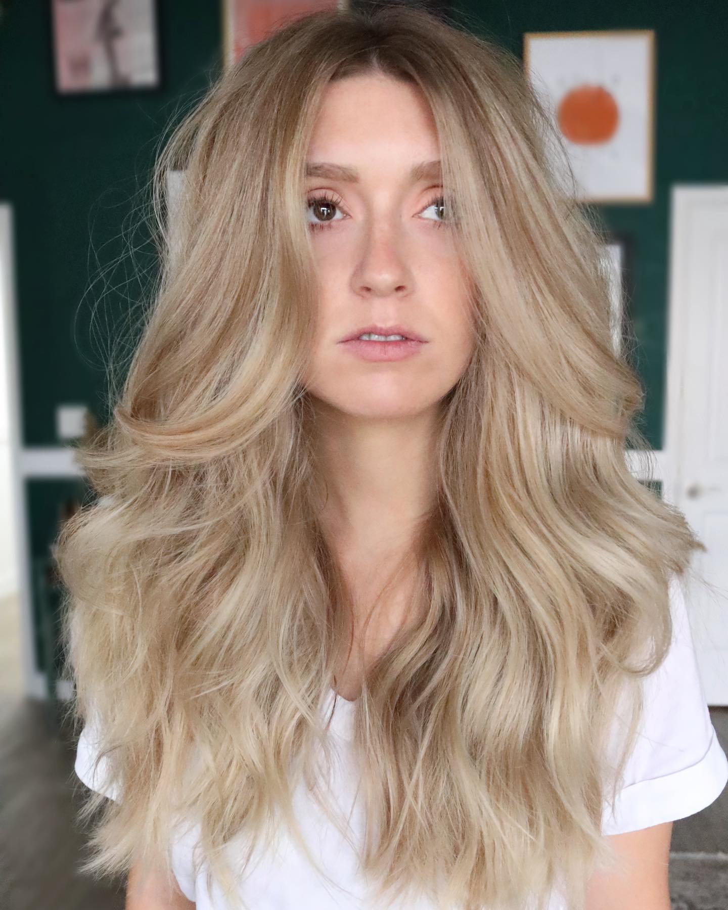 Flared Long Hairstyle with Layers