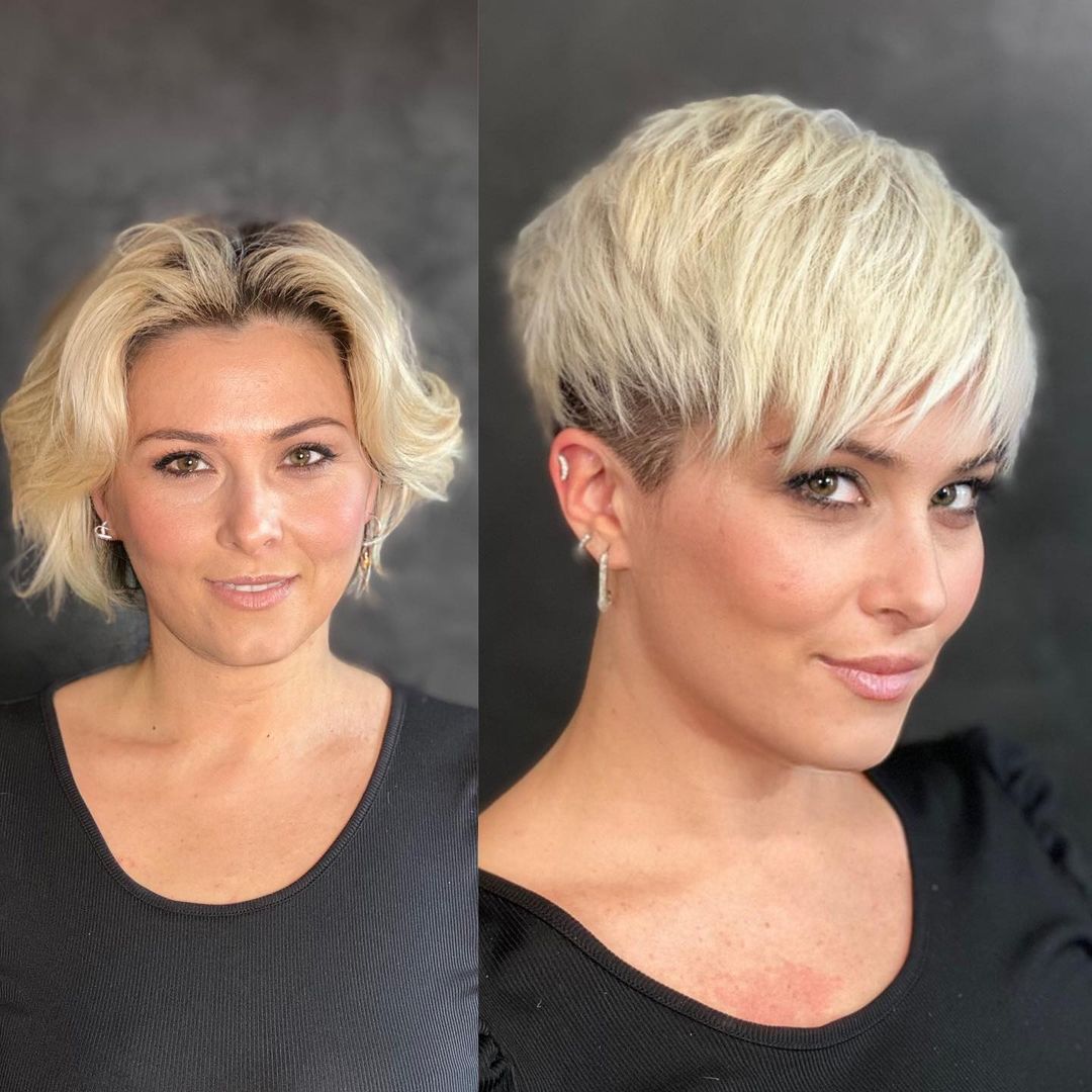 Short Bob to Undercut Pixie Makeover